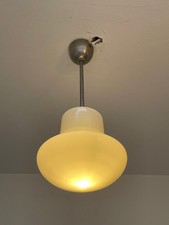 Lampe art deco Bauhaus Hängelampe antik Chrom