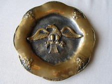 Aus Familienbesitz schöner alter original Messingteller  Durchmesser ca 28 cm