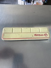 Vintage Pelikan 735/6 Deck Farbkasten   D.B.P. Dose Blechdose Malkasten