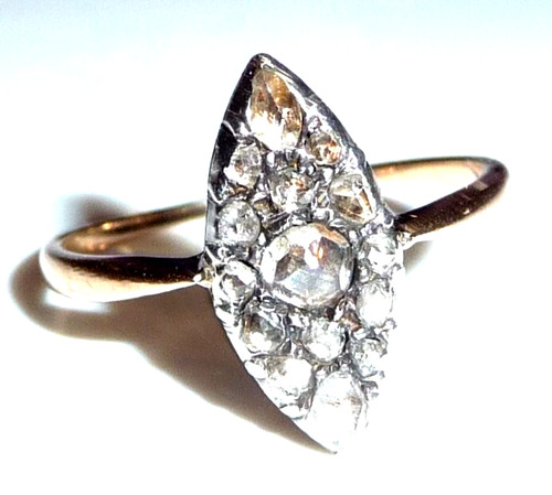 Ring antik 585 - gelbgold, ca