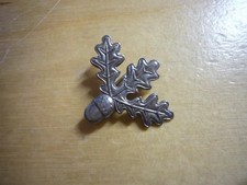 A116) Altes Uniformabzeichen, Eichenlaub & Eichel, Freikorps, Freiwilligen Verba