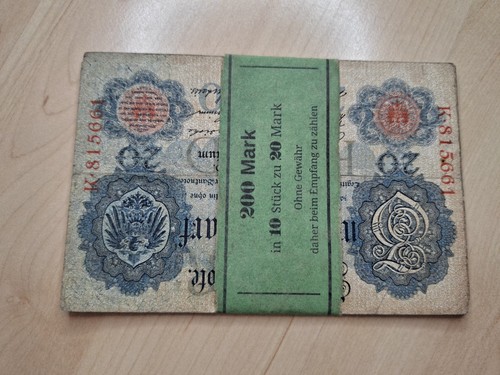 Banknoten geldscheine mark - banknoten, 20