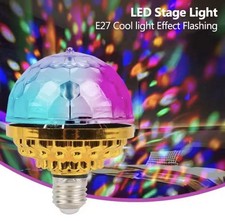 E27 RGB LED Disco Kugel Lampe