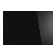 2x Glasplatte 81 x 69cm Tischplatte Funkenschutz Sicherheitsglas 5mm DIY schwarz