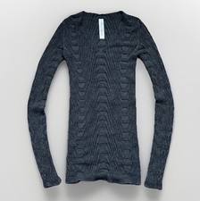 Rick Owens VICIOUS S/S14 Cashmere Longsleeve Made in Italy Grey