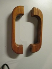 2 Griffe  Möbel, Schubladen, Schrank,  Holz ohne Schrauben