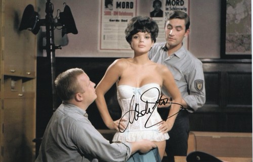 Uschi glas autogramm original - uschi,