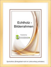 Echt Holz Bilderrahmen Plano mit Echtglas Posterrahmen  ab 10x15 bis 50x60
