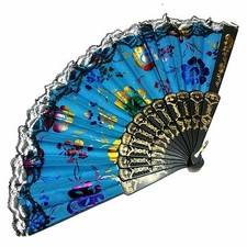 Handfächer Fecher Deko Fächer Wand Dekoration Taschenfächer Tanzen Abkühlung