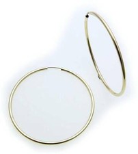 Earrings Hoop Large Gold 333