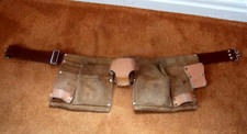 alte Leder gürtel Bauch Tasche robust Handwerker Leder Werkzeug  Gurt