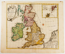 Magna Britannia complectens Angliae Homannianos Heredes Homann Erben 35x43 Mä-54