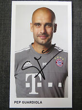 Handsignierte AK Autogrammkarte PEP GUARDIOLA FC Bayern München 15/16 2015/2016