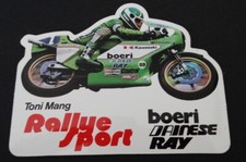 Werbe-Aufkleber Toni Mang