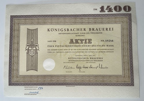 Königsbacher brauerei - königsbacher, ag