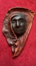 Leder Maske geformte