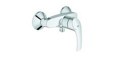 GROHE Brause-Einhandhebelmischer Eurosmart Standard Wandmontage chrom