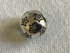 Orig. Pandora Clip, Sterne mit Zirkonia, Silber, ungetragen