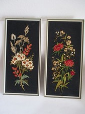 2 Stück gestickte Bilder