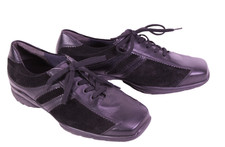 Theresia M Schnürschuhe Damen Schuhe Leder Gr. 37,5 schwarz Wechselfußbett CR158