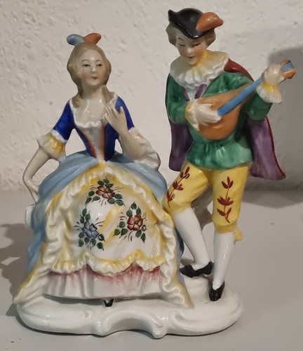 Porzellanfigur rokoko paar - porzellanfigur, rokoko-paar