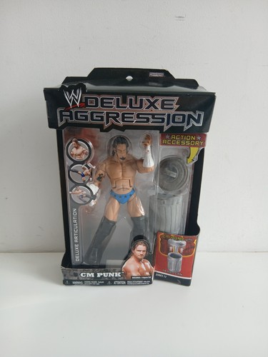 Wwe wrestling figur punk - figur,