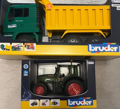 Bruder set kippmulde - kippmulde, +