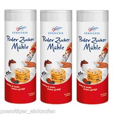 3x 250g Südzucker Puderzucker