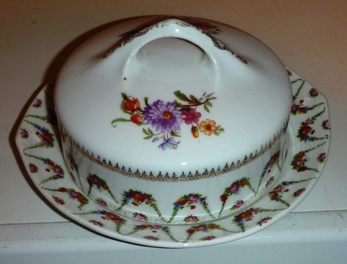 Antike butterdose prussia - butterdose,
