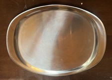 Alessi Tablett Oval Edelstahl 1.0 Kg