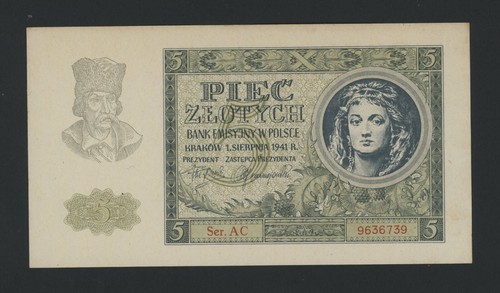 Polen zlotych 1941 pick - polen, #