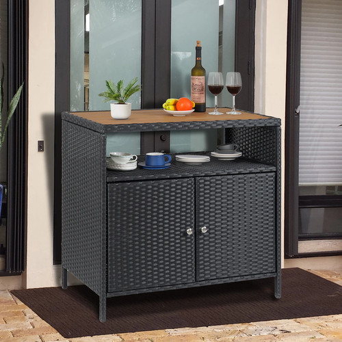 Outdoor bartisch korbgeflecht - outdoor,