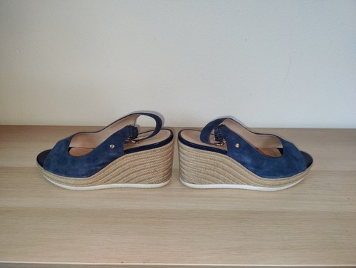Sandalen blau wildleder - sandalen,