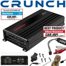 Crunch 1600 Watt mini Digital Verstärker GTX1600.4D 4-Kanal Auto Endstufe