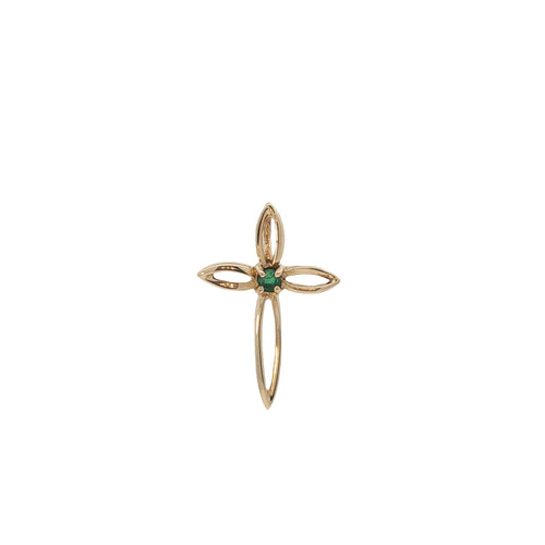 Anhänger kreuz gelbgold 585 - "kreuz",