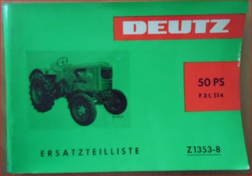Deutz schlepper f3l 514 - deutz,