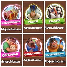 Coin Master Cards, Sets wie abgebildet zur Auswahl, auch einzelne Karten erhältl