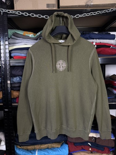 Stone island hoodie khaki - hoodie,