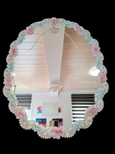 Murano Glass Mirror Pink &