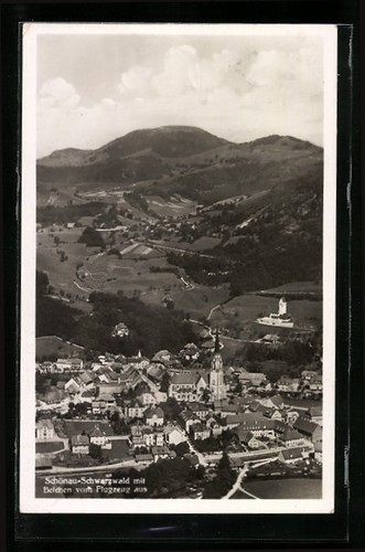 Ansichtskarte schönau - ansichtskarte,