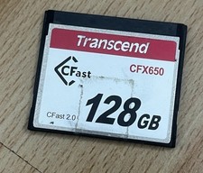 Transcend 128GB Transcend CFast 2.0 CFX650 Speicherkarte super Zustand