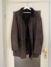lammfelljacke herren Mantel Braun Echt Gr. 54 Shearling LEICHT