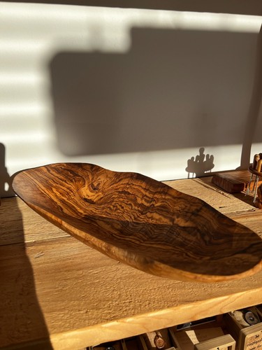 Olivenholz flache - -,