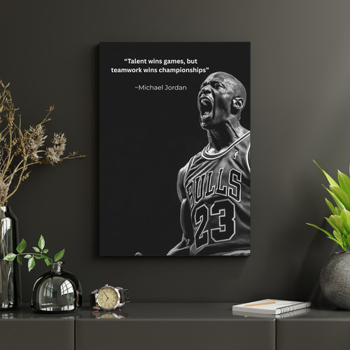 Michael jordan zitat - zitat, wandbild