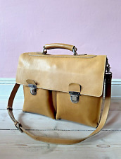 Original SANDQVIST Tasche I congacbraunes Leder I Vintage-Look I neuwertig