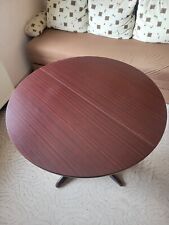Mahagoni Tisch Rund - Durchmesser 1,00  Meter ausziehbar