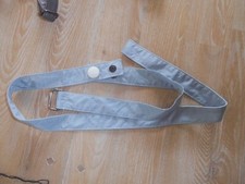 hellblauer Jackengürtel, Nylon , 105 cm,  neu