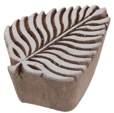 Indischer Textilstempel, Holz