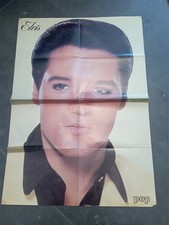 Pop / Rocky  - 2-teiliges Poster 70 er Jahre Elvis Presley - verklebt - RARITÄT