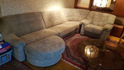 Grosses sofa rundecke sessel - grosses,
